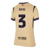 Stroje piłkarskie Barcelona Alejandro Balde #3 Koszulka Wyjazdowej dla damskie 2025-26 Krótki Rękaw